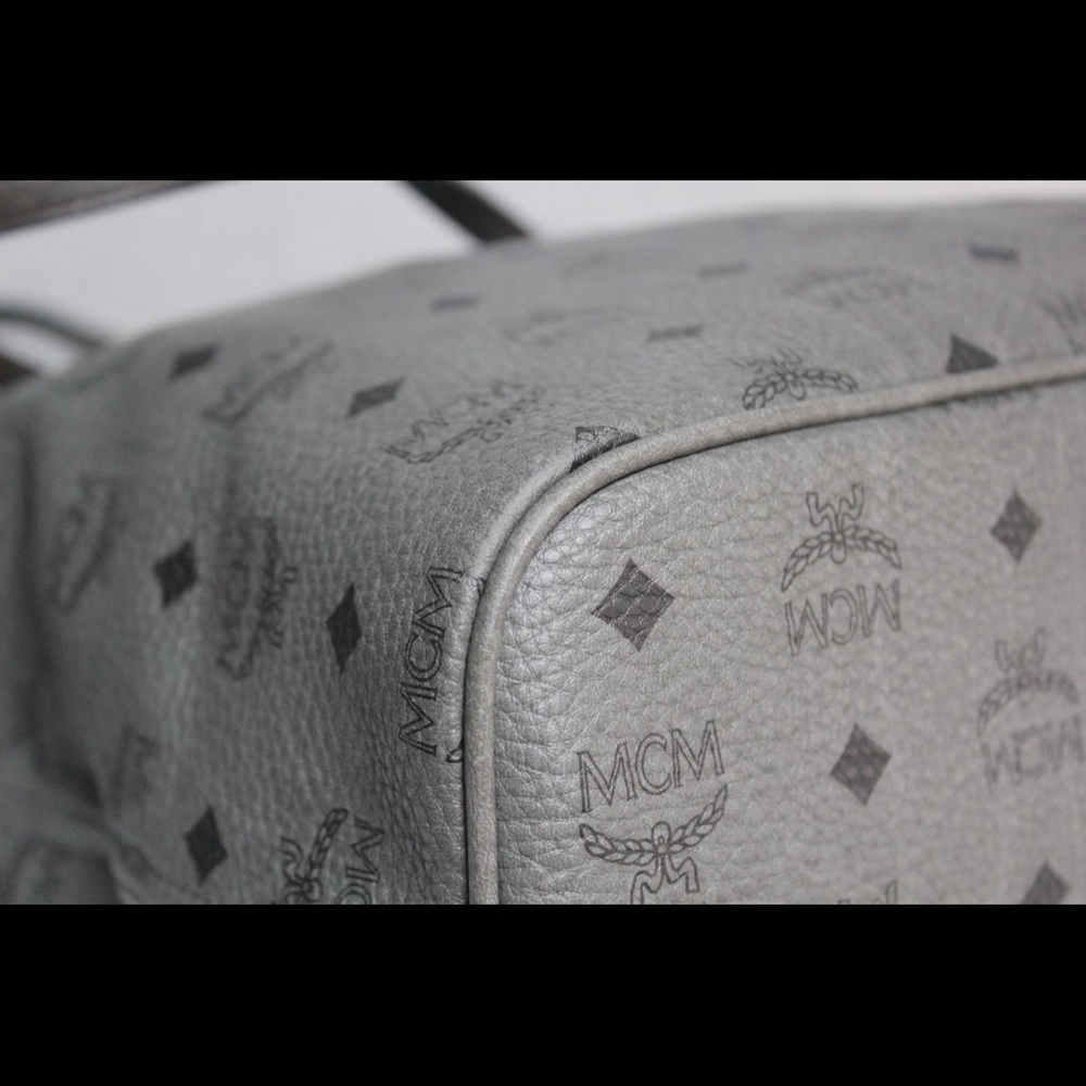 100% Authentic MCM black shopper tote - Picture 6 of 14